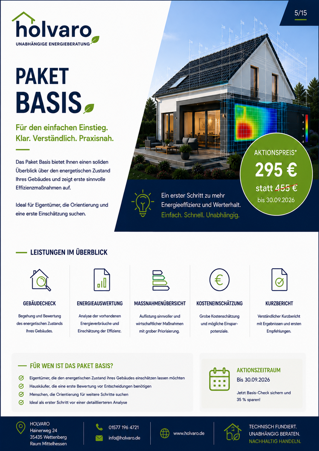 Paket Basis im HOLVARO Design